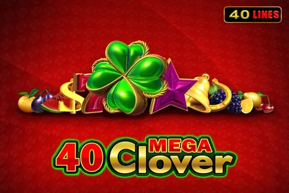 Capa do slot 40 Mega Clover