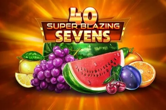 Capa do slot 40 Super Blazing Sevens